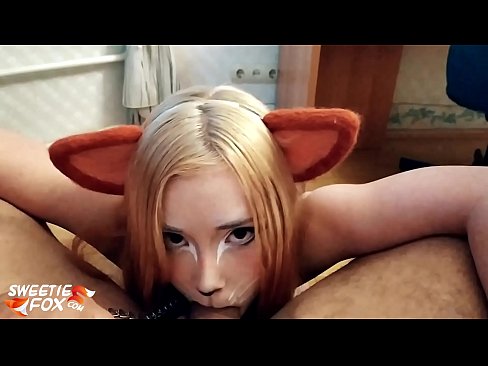 ❤️ Kitsune swallow dick agus cum na beul Porno leinn ❌️❤